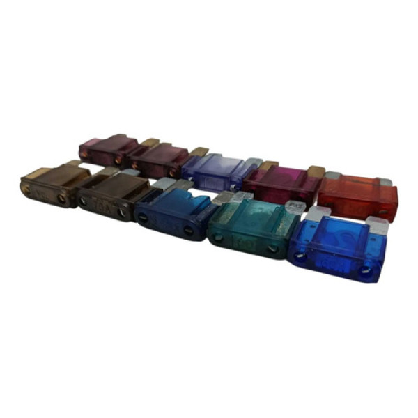 Kit 10 Fusivel Maxi Sortido 50a 60a 70a 90a 100a Colorido