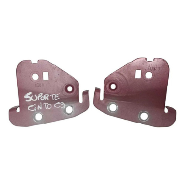 Par Suporte Cinto Coluna T C3 2004 À 2012 Vermelho