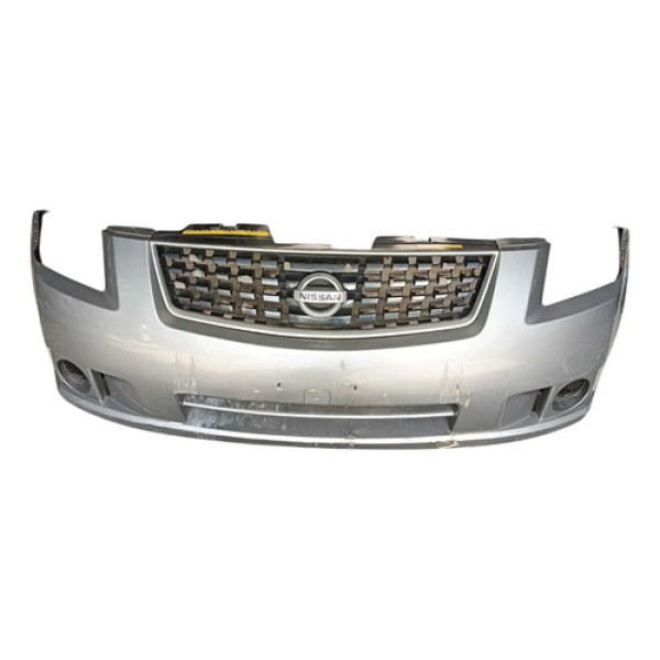 Para Choque Dianteiro Sentra 2007 2008 A 2012 ~detalhe Cinza Claro