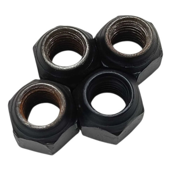 Kit 4 Porca 19mm Roda Ka 1.0 Flex 3p 2009 A 2011 Preto