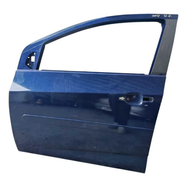 Porta Motorista Dianteira Esquerda Sonic 2012 A 2014 Dianteira Esquerda Azul