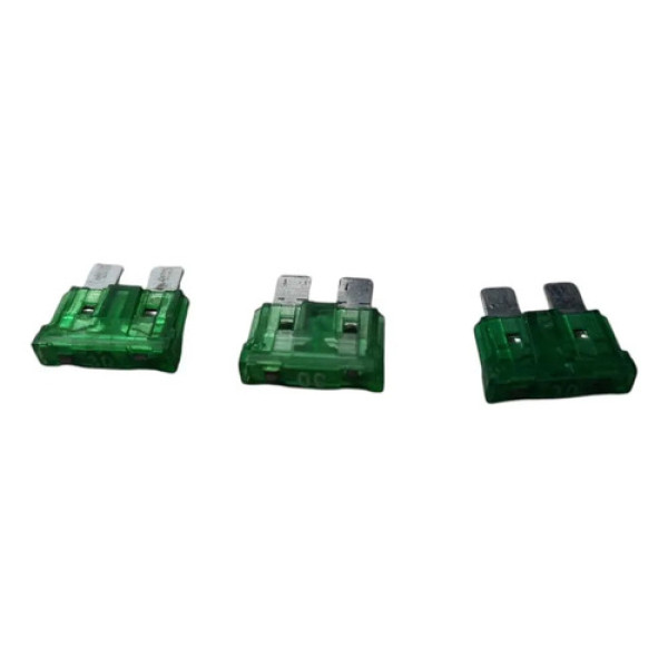 Kit C/ 3 Modulo Fusível 30 (verde) ~2