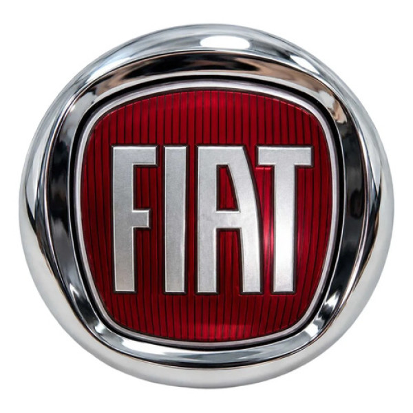 Emblema Fechadura Tampa Traseira Grand Siena 2012 A 2018 Vermelho