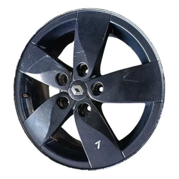 Roda Liga Leve Aro 16 5 Furos 5x114 Fluence 2011 A 2018 Preto