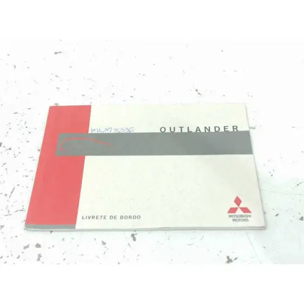 Manual De Instrução Mitsubishi Outlander Usado Cx050
