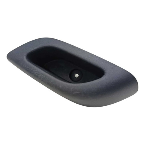 Puxador Porta Dianteira Esquerda Kwid 2018 A 2021 Preto Dianteira