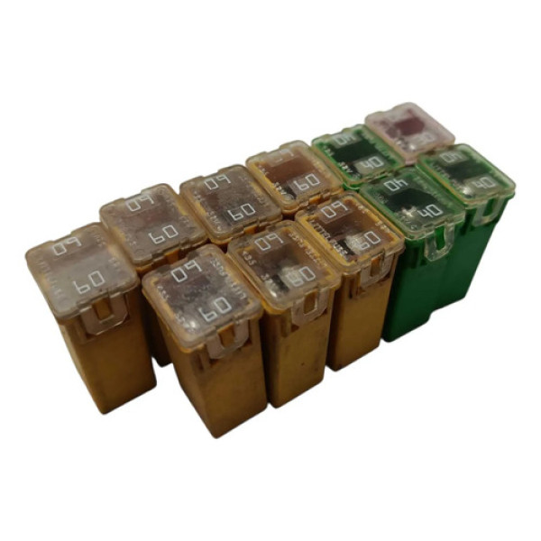 Kit 11 Fusivel Plug In Sortido 30a 40a 60a Colorido