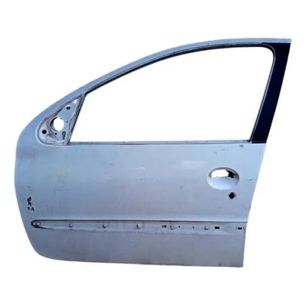 Porta Dianteira Esquerda Peugeot 206 2006 Á 2013  Dianteira Esquerdo Branco