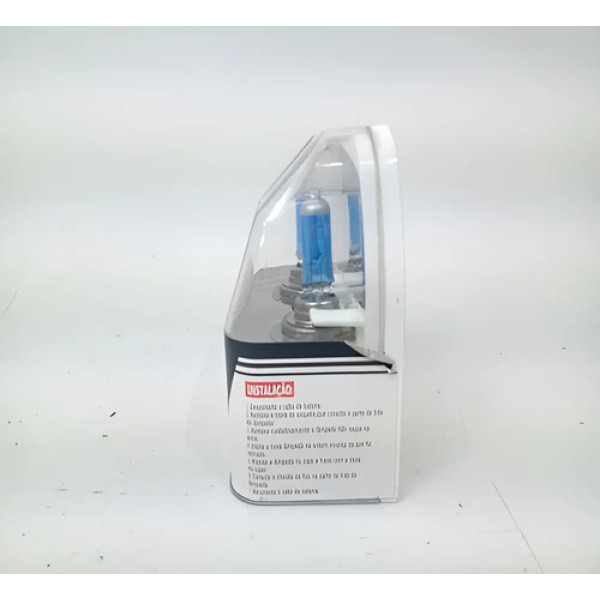 Par Lampadas Super Branca Tipo Xenon H7 Plasma Blue Cx027