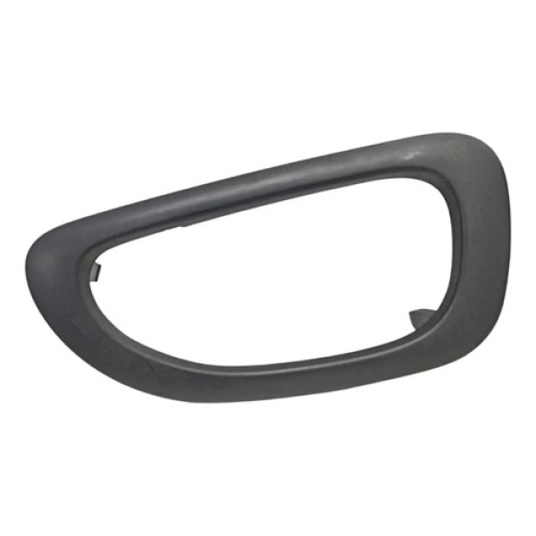 Moldura Maçaneta Interna Esquerda 307 2001 À 2006 Preto Dianteira/traseira