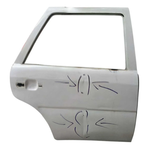 Porta Traseira Direita Gol G3 4p 2000 A 2005 ~detalhe Traseira Direita Branco