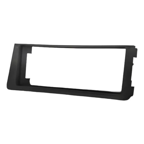 Moldura Painel 1 Din Civic 2002 Radio Cd Player Som Cx001 Preto