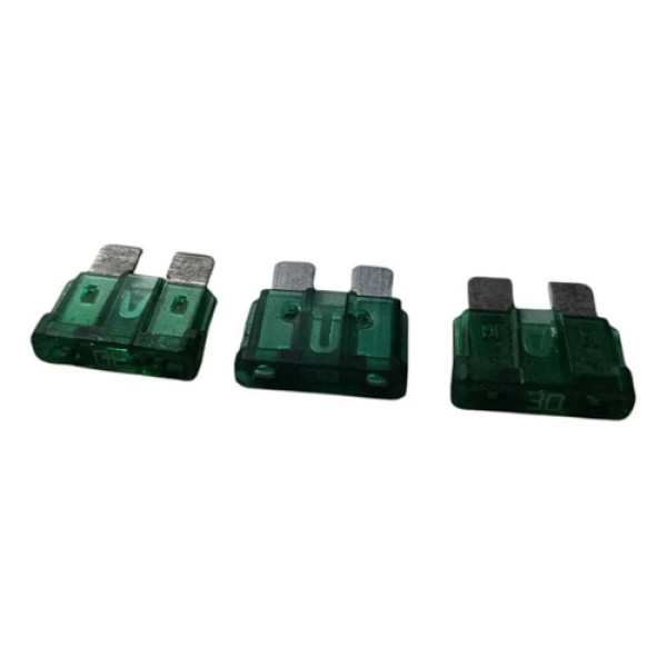 Kit C/ 3 Modulo Fusíveis 30 (verde)