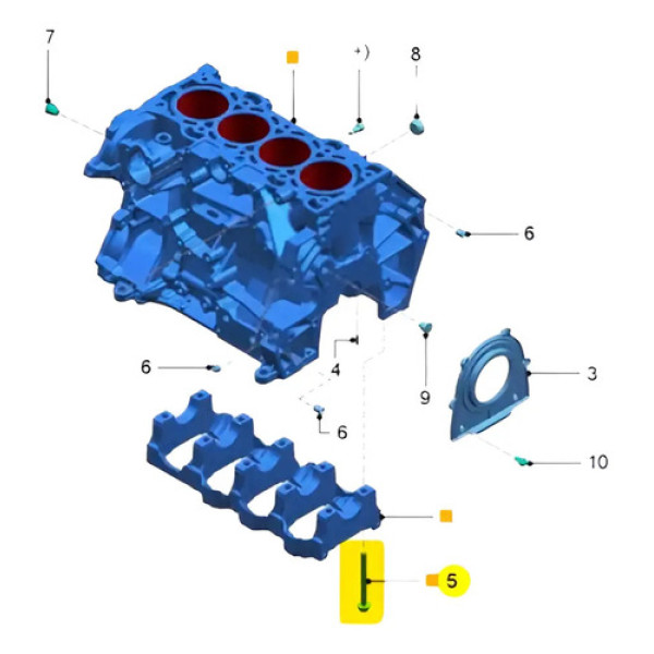 Kit Parafusos Mancal Fusion 2.0 Turbo Ecoboost ~dener 0