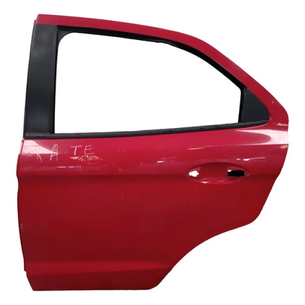Porta Traseira Lado Esquerdo Ford Ka 2014 A 2021 Traseira Esquerdo Vermelho