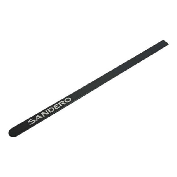 Friso Lateral Porta Dianteira Esquerda Sandero 2017 A 2021 Preto