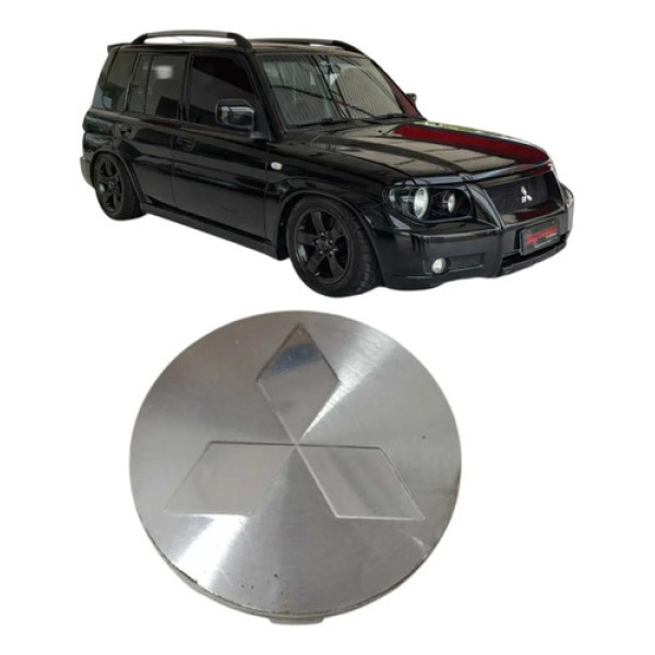 Calota Miolo Central Pajero Tr4 2008 A 2013 Cinza