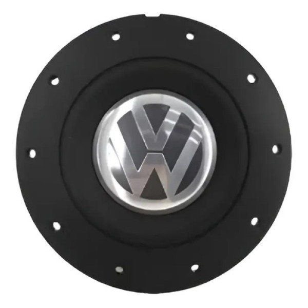 Calota Central Vw Amarok 13 14 15 4 Furos Cx001 Preto