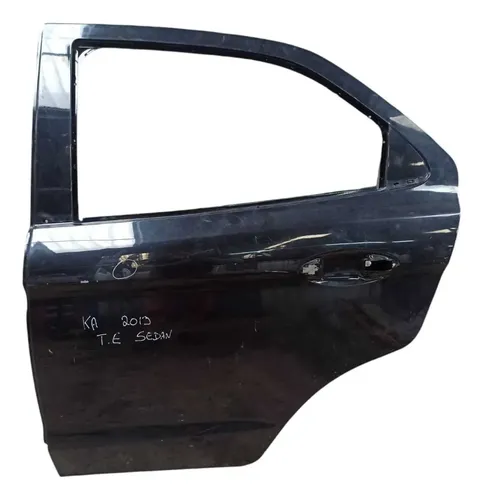 Porta Traseira Lado Esquerdo Ford Ka Sedan 2013 A 2019 Sedan Traseira Esquerdo Preto