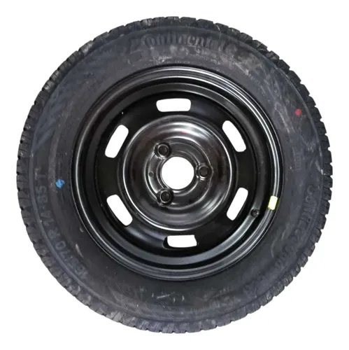 Roda Estepe Pneu Pirelli 165 / 75 Aro 14 3x100mm Kwid 2019 Preto