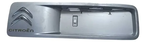 Moldura Suporte Placas Citroen C3 Picasso 2011 2015 Prata
