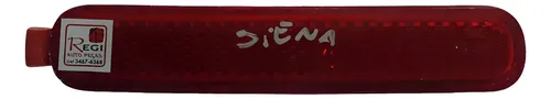 Refletor Para Choque Tras Dir Fiat Palio Wk Uno Siena Cx283 Vermelho
