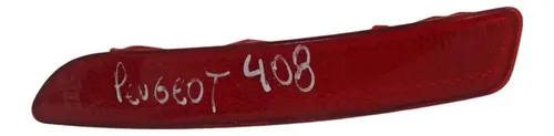 Refletor Para Choque Peugeot 408 2011 À 2015 Cx290 Vermelho