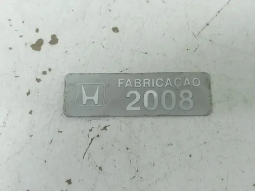 Etiqueta Ano Fabricação New Civic 2008 Cx064 Cinza