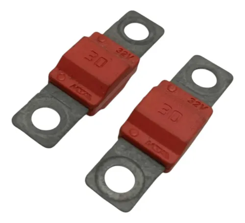 Kit 2 Fusivel Midival 30a 32v Vermelho