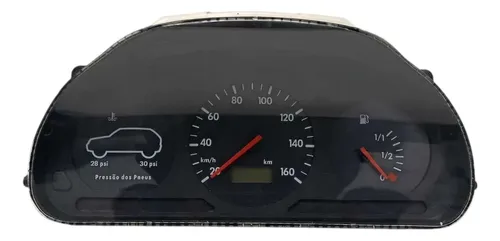Painel Instrumento Velocímetro Gol G2 1994 A 1999 Preto