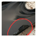 Moldura Farol Milha Direito Gm Sonic 2012 A 2014 Preto Direito