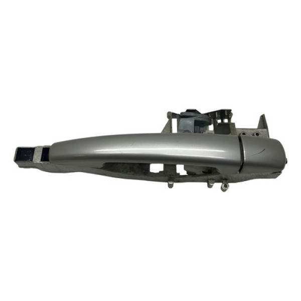 Macaneta Externa Traseira Esquerda Citroen C4 2009 2012 Prateado