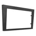Moldura Painel 2 Din Central Multimidia Dvd Mp5 Vectra 2008 Cinza