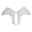 Par Aletas Carenagem Lateral Tanque Amx F25 Crf 250 2018/25 Branco