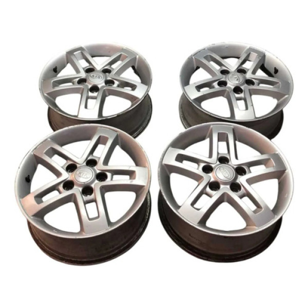 Jogo De Roda Liga Leve Aro 16 Kia Soul 2009 Original Prateado