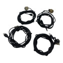 Kit Sensor Estacionamento Tech One Audi A3 2015 2018 Preto