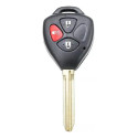 Carcaça Capa Chave Toyota Hilux Sw4 Oca 3bts Lamina Virgem