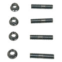 Kit Prisioneiro Parafuso Porca Coroa Titan 150 Fan 125 Tmac