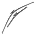 Kit Palheta Limpador Parabrisa Citroen C3 2005 2011 Preto