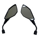 Retrovisor Esportivo Gvs Moto Mt09 Haste Curta Para Honda