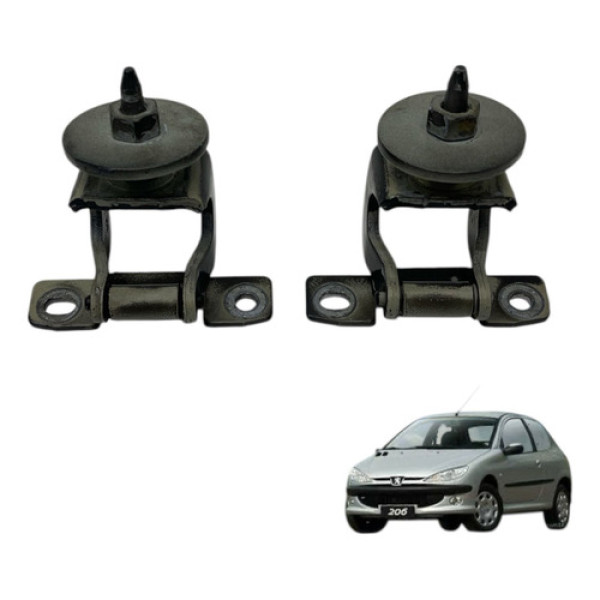 Par Dobradica Tampa Traseira Peugeot 206 2004 2010 Original