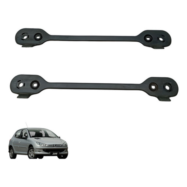 Par Suporte Trilho Banco Dianteiro Peugeot 206 2004 2010