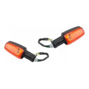 Par 2 Pisca Seta Cg 150 Cbx 250 Titan 125 2000 2008 Dd/te Preto