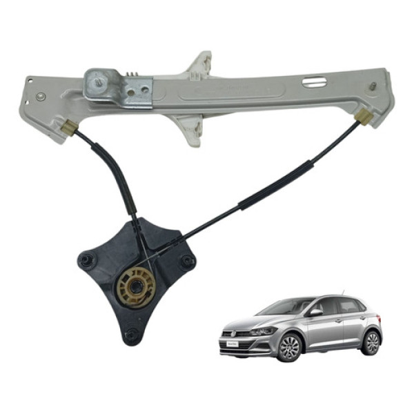Maquina Vidro Traseiro Esquerdo Vw Polo 2018 2020 (usado)