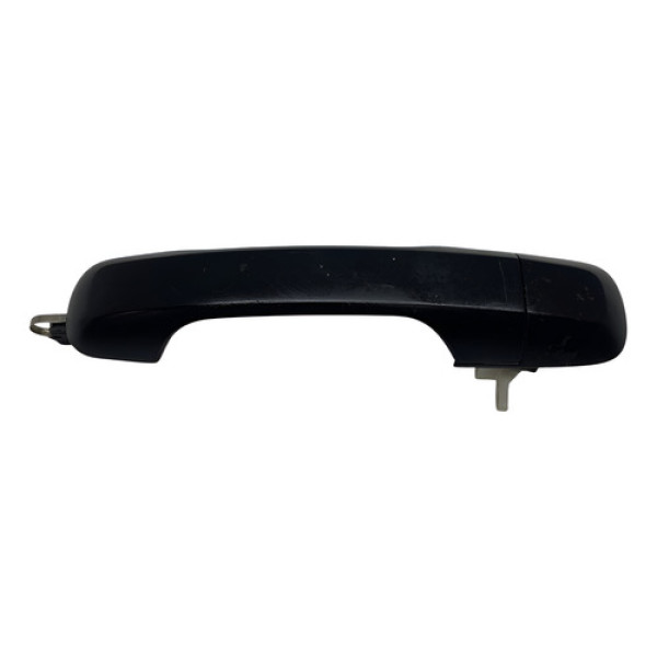 Macaneta Externa Porta Dianteira Direita Ecosport 2007 2011 Preto Dianteira