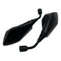 Retrovisor Esportivo Gvs Moto Mt09 Haste Curta Para Honda