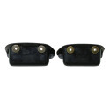 Par Puxador Interno Porta Traseira Corsa Classic 2000 2004 Preto Traseira