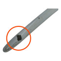 Par Friso Da Porta Traseira Corsa Classic 2001 2002 2003 Branco