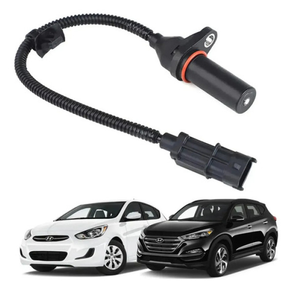 Sensor De Rotacao Virabrequim Motor Hb20 Ix35 Tucson Elantra
