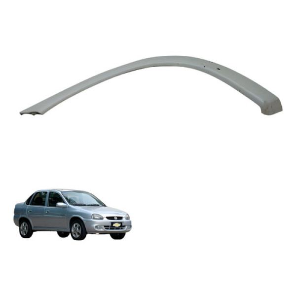 Moldura Paralama Traseiro Direito Corsa Classic 2002 2004 Branco